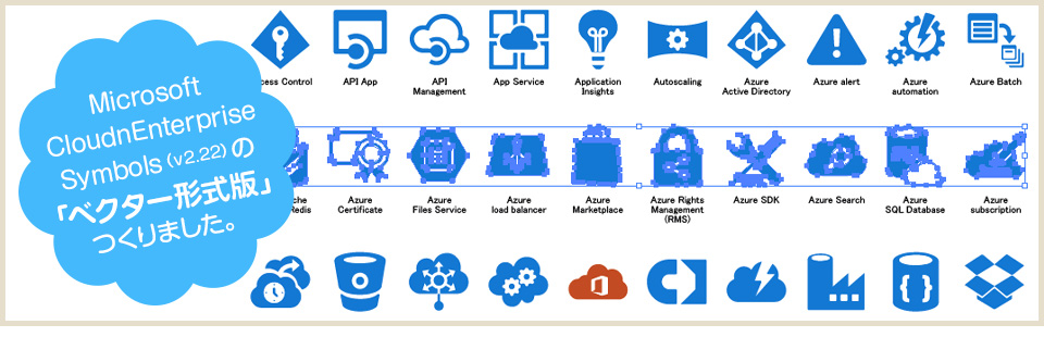 Microsoft系のアイコン Microsoft Cloudnenterprise Symbols を